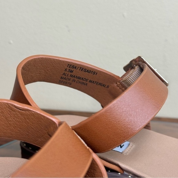 Steve Madden Tesa Slingback Sandal in cognac - Picture 10 of 15